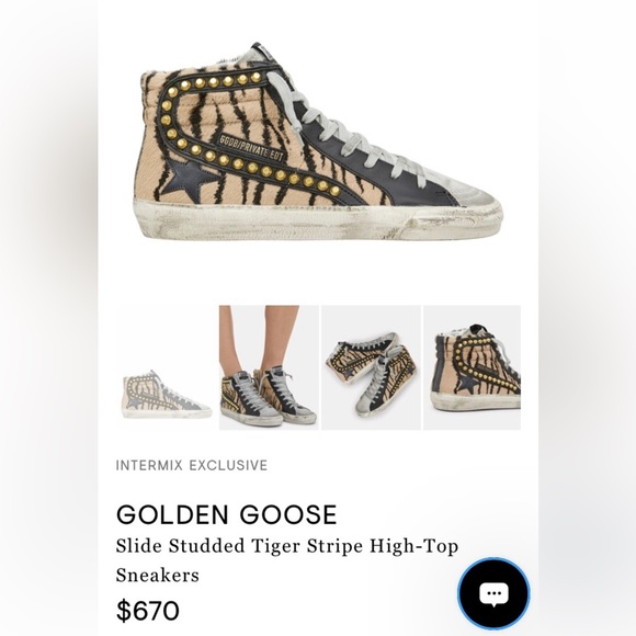 🦄 Intermix Private Edition Studded Tiger Stripe Slides - Picture 15 of 15